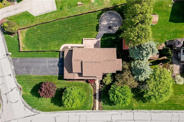 drone / aerial view