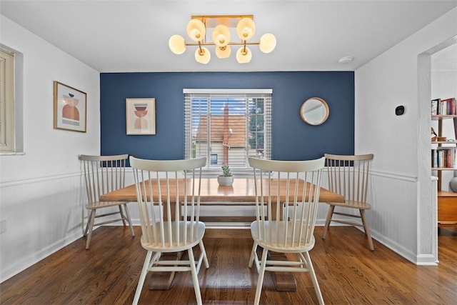 665 Dunster St, Brookline, PA 15226 - dining room featuring wood finished floors and baseboards
