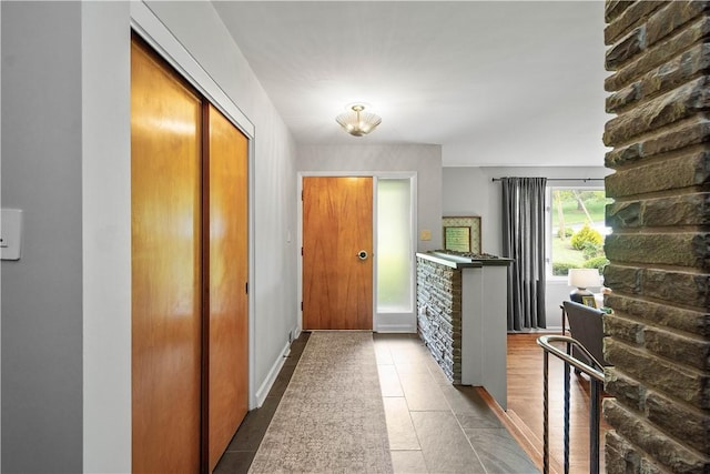 205 Seegar Rd, Upper St Clair, PA 15241 - hallway featuring tile patterned flooring and baseboards