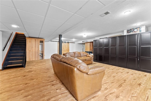 844 Old Millcreek Rd, Hookstown, PA 15050 - living room with wood finished floors and stairway