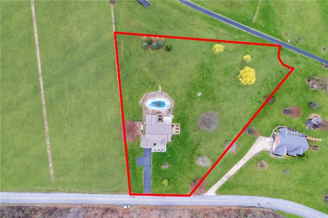 844 Old Millcreek Rd, Hookstown, PA 15050 - aerial overview of property's location with property boundaries highlighted