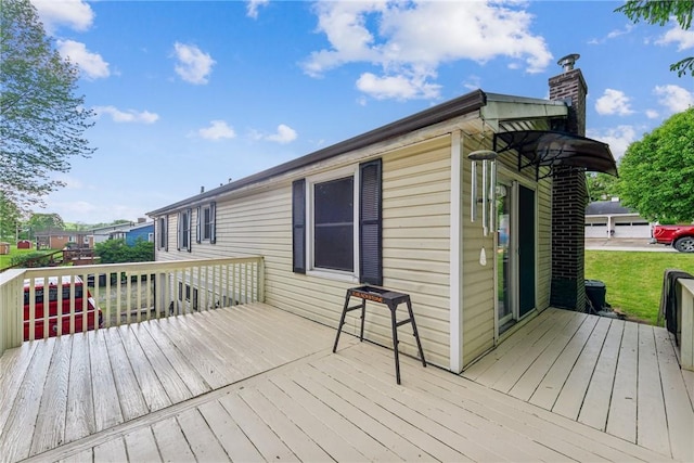 716 Stauffer Ave, Scottdale, PA 15683 - view of wooden terrace