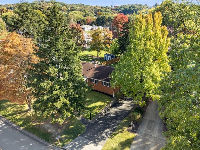 601 Dressel Rd, Shaler, PA 15101 - view from above of property featuring a forest