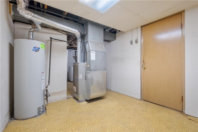 601 Dressel Rd, Shaler, PA 15101 - utilities with gas water heater and heating unit