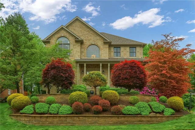 441 Settlers Village Cir, Cranberry Twp, PA 16066 - view of front facade with brick siding