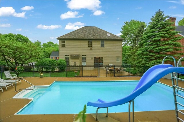441 Settlers Village Cir, Cranberry Twp, PA 16066 - view of pool featuring a water slide and a patio area