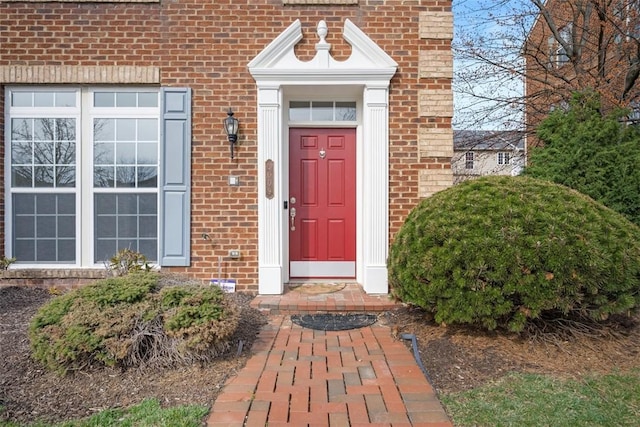 3009 Village Run, Pine Twp Nal, PA 15090 - doorway to property with brick siding