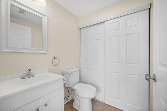 3009 Village Run, Pine Twp Nal, PA 15090 - bathroom with vanity, toilet, and tile patterned floors