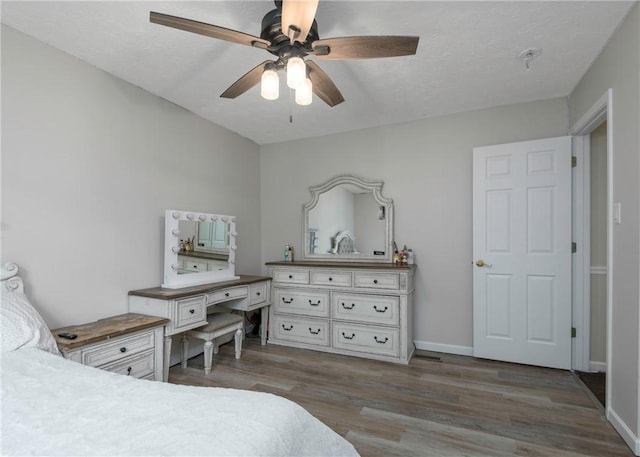 432 Independence Blvd, South Strabane, PA 15301 - bedroom featuring wood finished floors, a ceiling fan, and baseboards