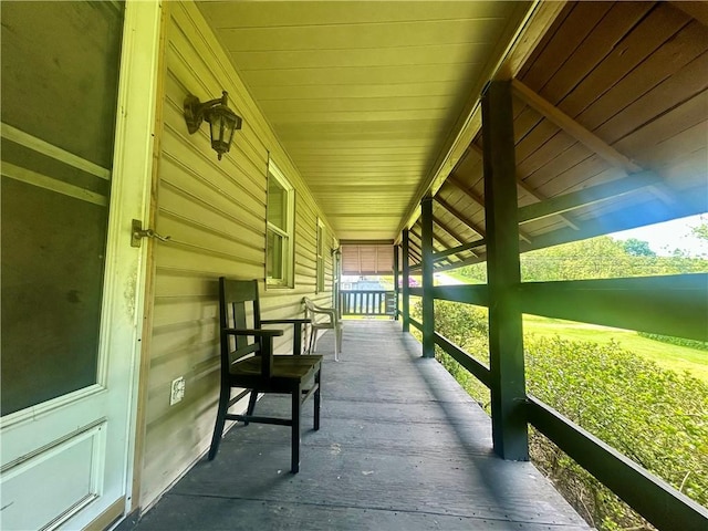view of patio / terrace featuring a porch