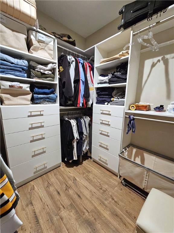 129 Bay Ct, Chartiers, PA 15301 - walk in closet with light wood-style flooring