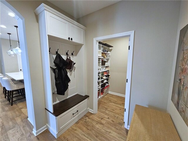 129 Bay Ct, Chartiers, PA 15301 - mudroom with light wood-type flooring and arched walkways
