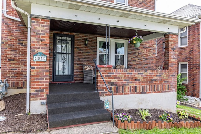 57 Laurel Ave, City Of Washington, PA 15301 - property entrance with brick siding and covered porch