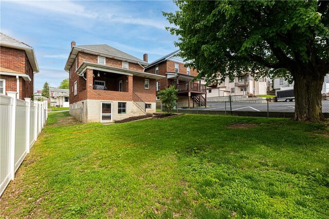 57 Laurel Ave, City Of Washington, PA 15301 - back of house with brick siding