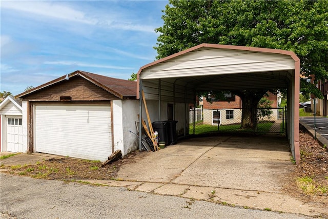 57 Laurel Ave, City Of Washington, PA 15301 - garage with fence and a garage