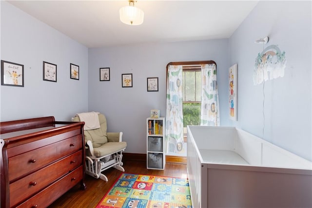 57 Laurel Ave, City Of Washington, PA 15301 - bedroom with dark wood finished floors and baseboards
