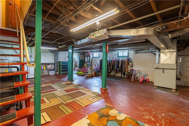 57 Laurel Ave, City Of Washington, PA 15301 - below grade area featuring heating unit