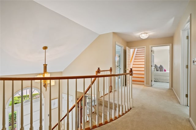 1 Way Hollow Rd, Edgeworth, PA 15143 - hall featuring light carpet and baseboards