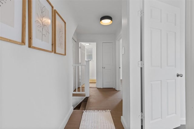 432 Iberia St, Mt Washington, PA 15211 - hall featuring baseboards and wood finished floors