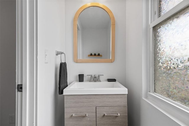 432 Iberia St, Mt Washington, PA 15211 - bathroom with vanity and healthy amount of natural light