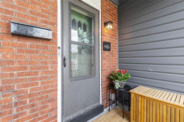 432 Iberia St, Mt Washington, PA 15211 - entrance to property featuring brick siding