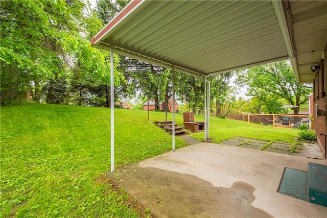 view of patio