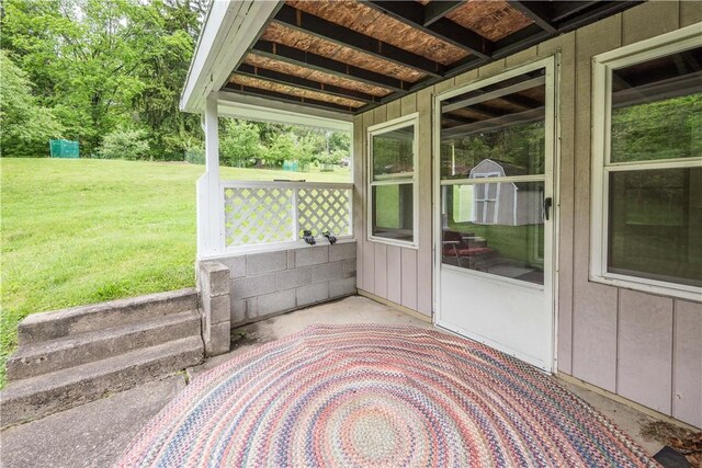 6109 Roy St, Union Twp, PA 15332 - view of unfurnished sunroom