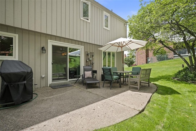 1805 Taper Dr, Upper St Clair, PA 15241 - view of patio / terrace featuring grilling area