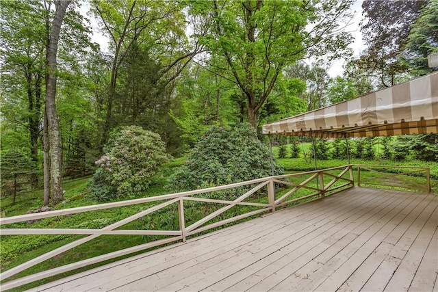 view of deck