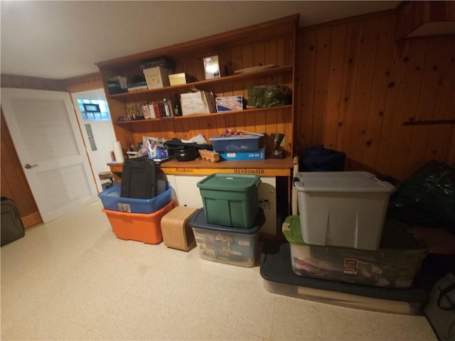 view of storage