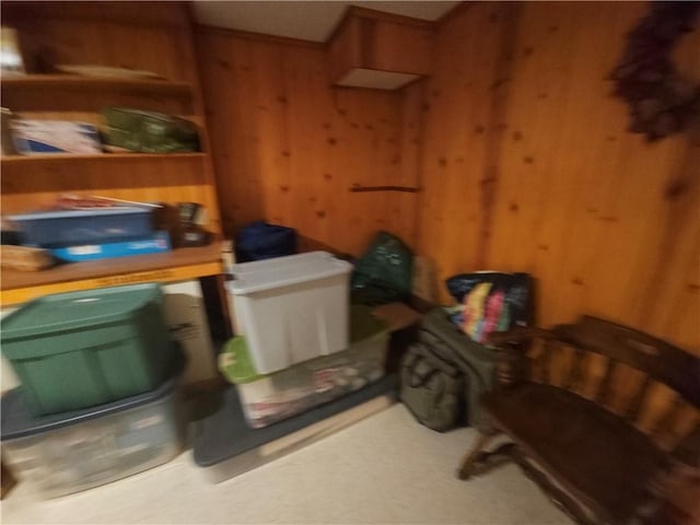 view of storage