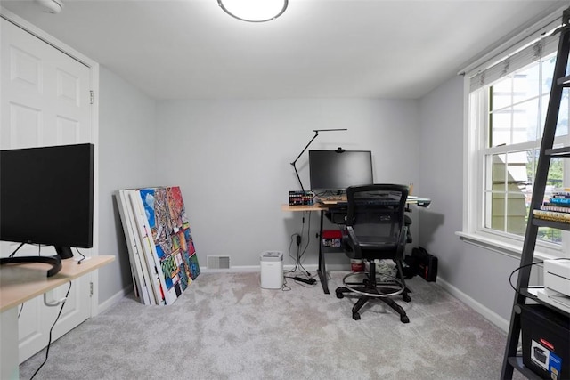 701 Thorn St, Sewickley, PA 15143 - home office featuring carpet floors and baseboards