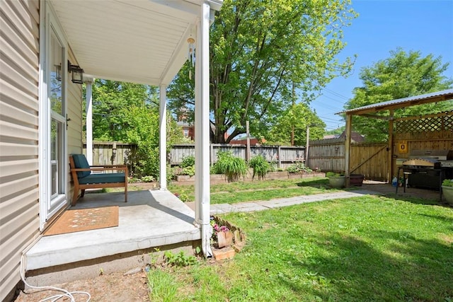 701 Thorn St, Sewickley, PA 15143 - view of yard with a gate and a patio area