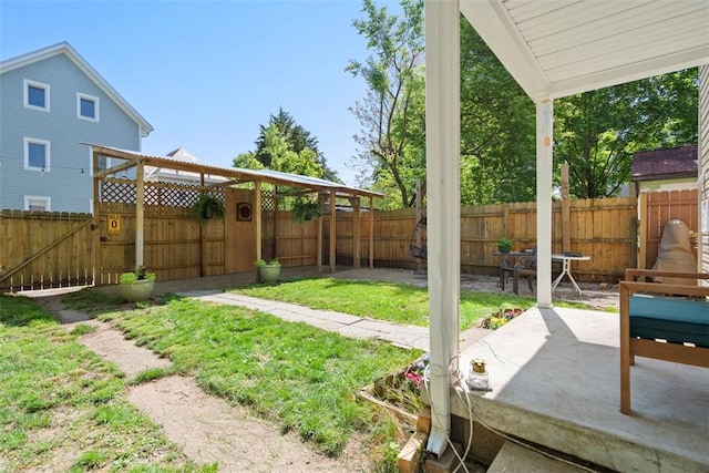 701 Thorn St, Sewickley, PA 15143 - fenced backyard with a patio area and a gate