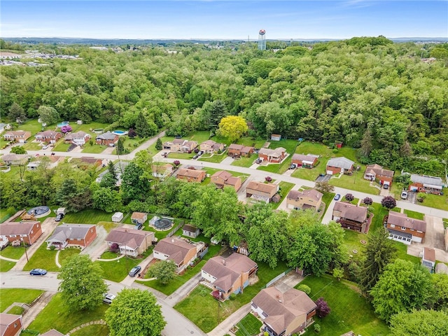 187 Anderson Rd, North Huntingdon, PA 15642 - aerial perspective of suburban area featuring a forest