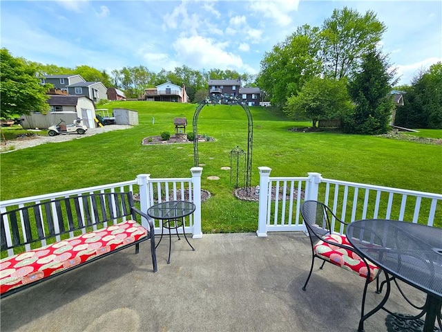 view of patio