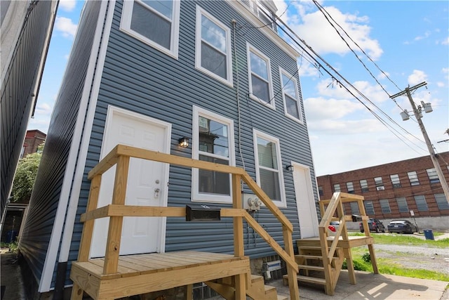 view of rear view of house
