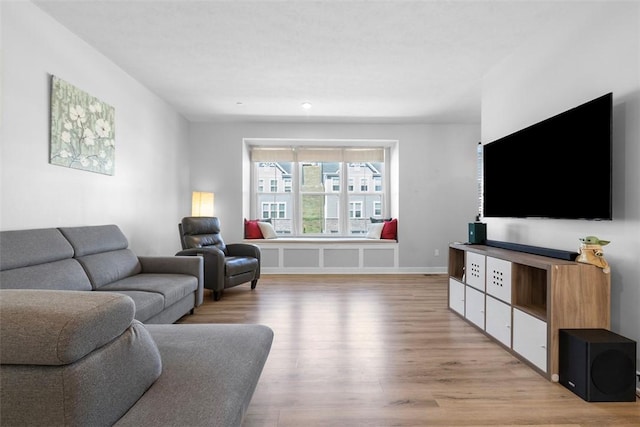 4012 Crown Dr, South Park, PA 15129 - living room featuring light wood-style flooring