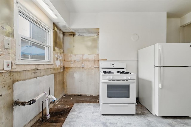 kitchen featuring white appliances