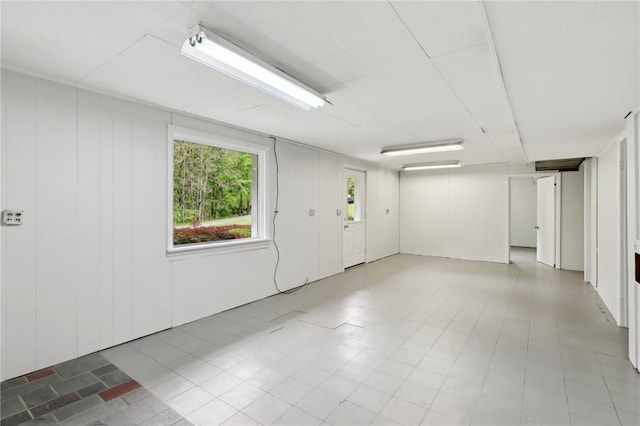 view of spare room