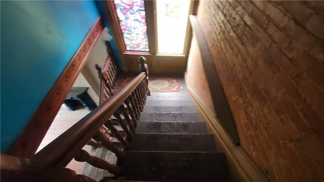 view of staircase