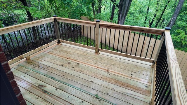 7709 Mark Dr, Penn Hills, PA 15147 - view of wooden deck