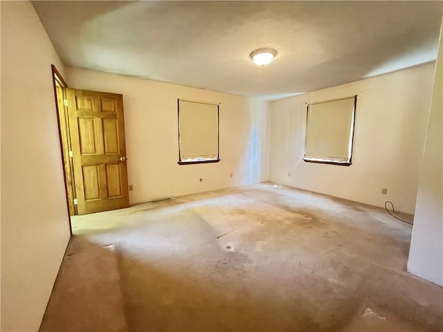 unfurnished bedroom featuring carpet