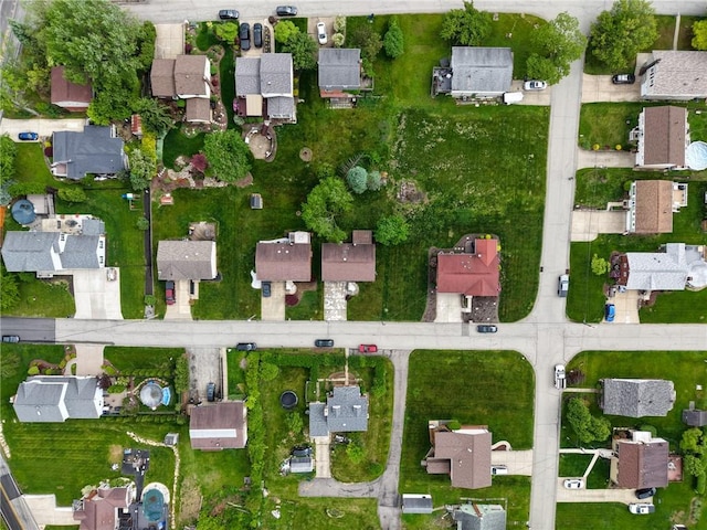 aerial overview of property's location with nearby suburban area