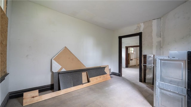 321 Kennedy Ave, Perry Hilltop, PA 15214 - misc room with concrete flooring and stairway