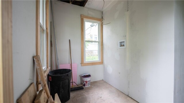 321 Kennedy Ave, Perry Hilltop, PA 15214 - clothes washing area with healthy amount of natural light and washer hookup