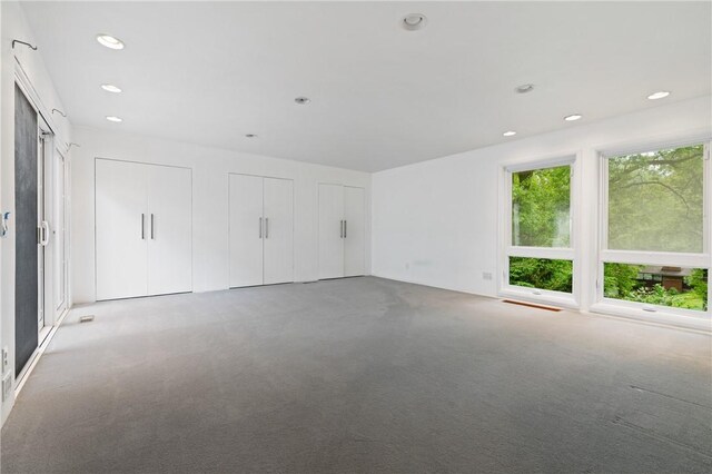 3413 Ridgewood Dr, Churchill Boro, PA 15235 - empty room with carpet floors and recessed lighting