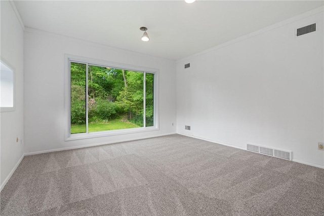 3413 Ridgewood Dr, Churchill Boro, PA 15235 - empty room with carpet, baseboards, and ornamental molding