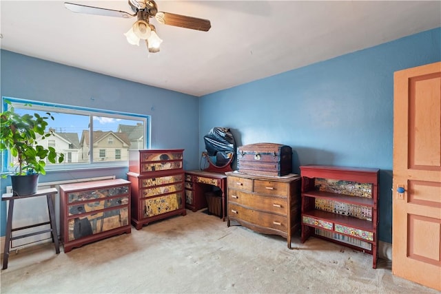 816 E 11th Ave, Munhall, PA 15120 - office with carpet floors and ceiling fan