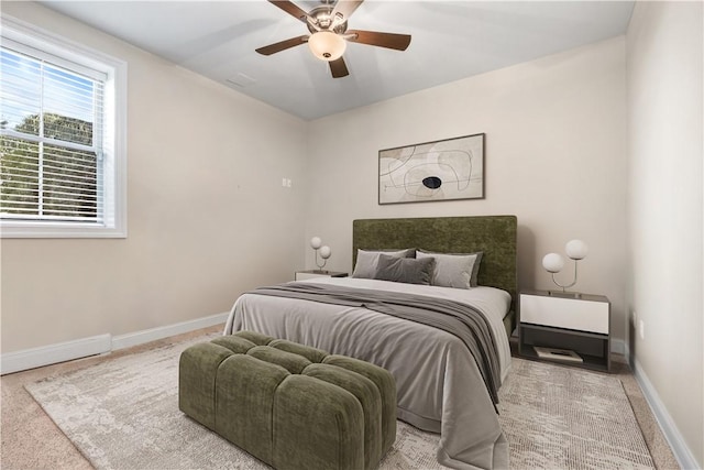 347 Buckingham Dr, Peters Twp, PA 15367 - carpeted bedroom featuring baseboards and a ceiling fan